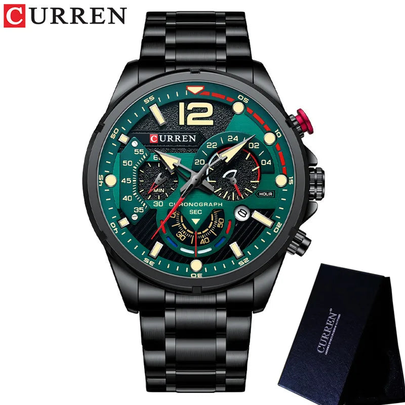 Men’s Chronograph Watch – Stainless Steel