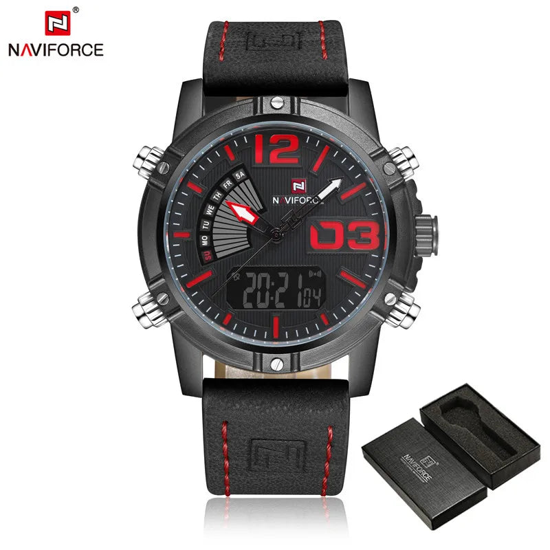 Dual Display Leather Casual