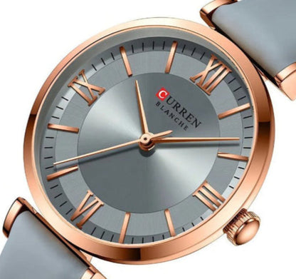 Classic Leather Quartz – Elegant Slim Design