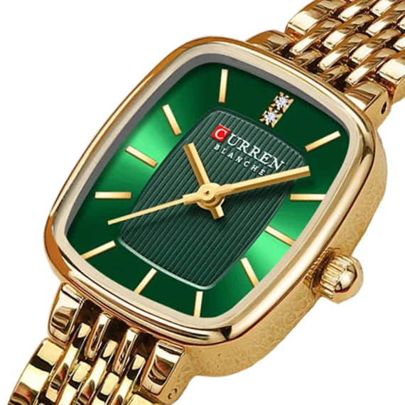 Slim Square Stainless Steel Women’s Watch