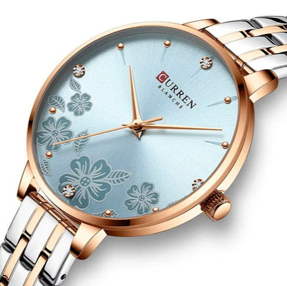 Rhinestone Stainless Steel Women’s Watch