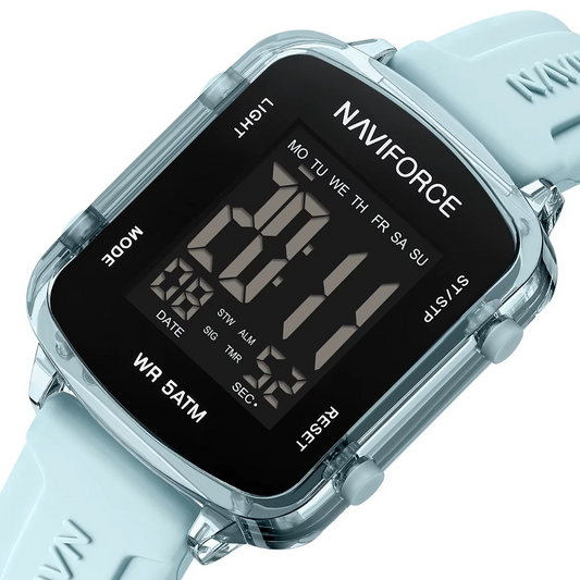 Women’s Digital Watch with Silicone Strap