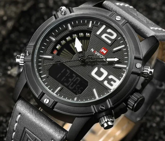 Dual Display Leather Casual