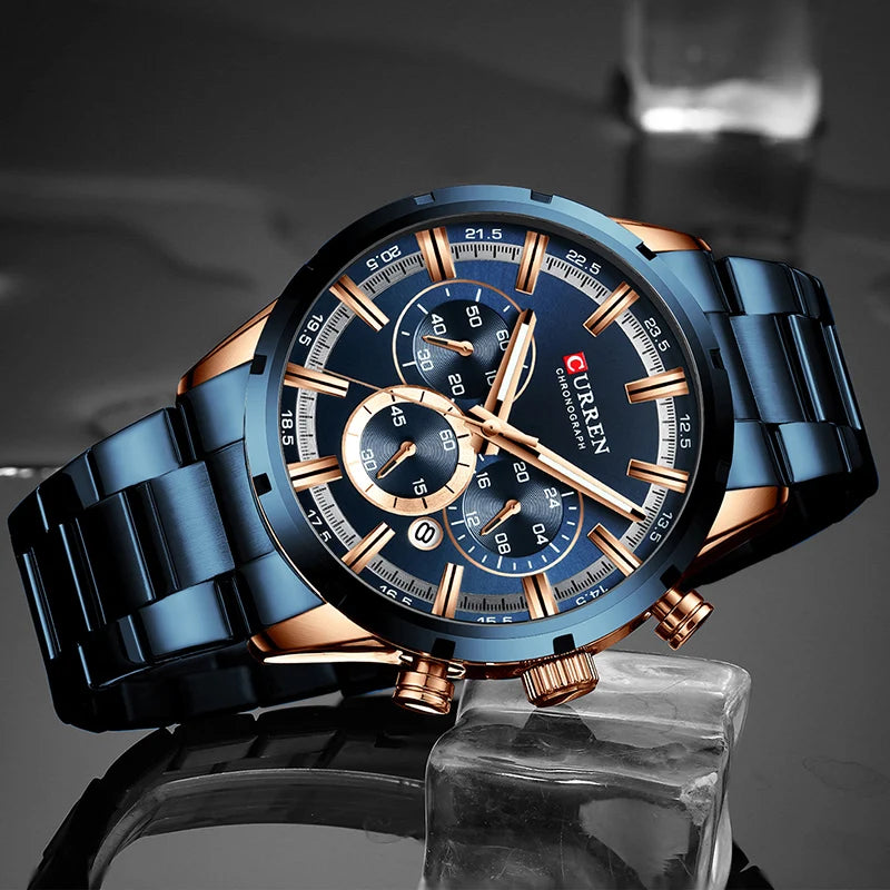 Men’s Stainless Steel Chronograph Watch