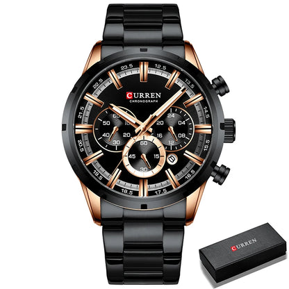 Men’s Stainless Steel Chronograph Watch