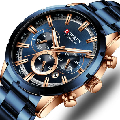 Polished Steel Chronograph