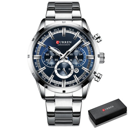 Men’s Stainless Steel Chronograph Watch