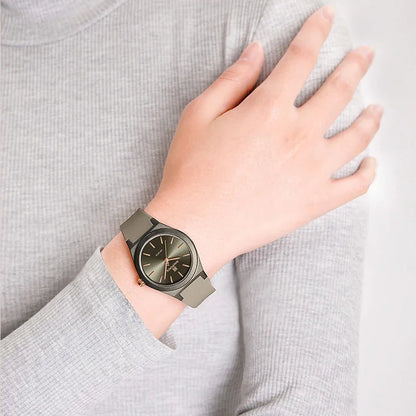 Rhinestone Silicone Women’s Watch