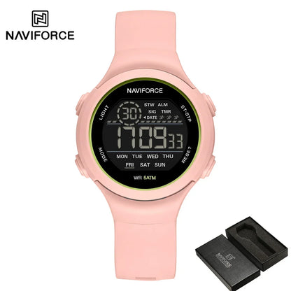 Digital Sport Watch with LED Display and Silicone Strap