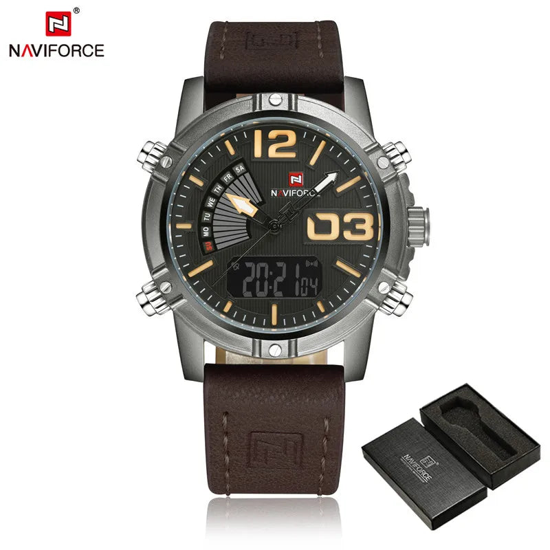 Dual Display Leather Casual
