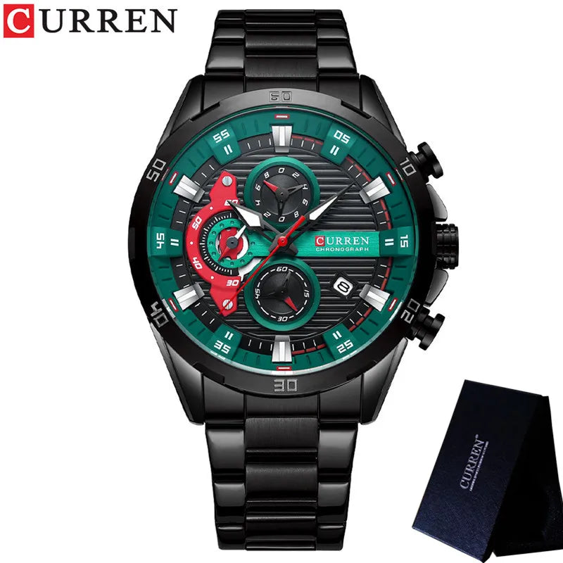 Chronograph Stainless Steel Sport