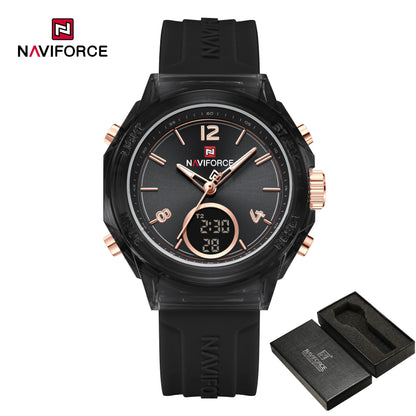 Women’s Digital Sports Watch with Silicone Strap