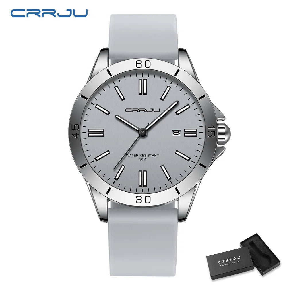 Sport Chronograph Rubber Strap Watch