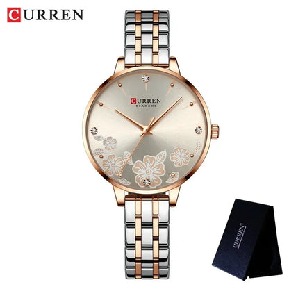 Rhinestone Stainless Steel Women’s Watch