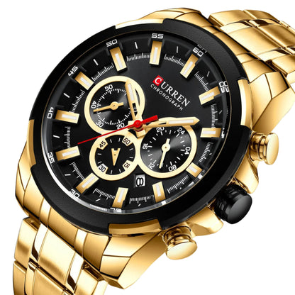Chronograph Stainless Steel Sport Watch