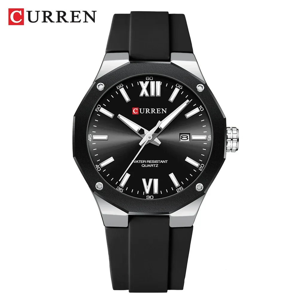 Men’s Sport Watch with Silicone Strap