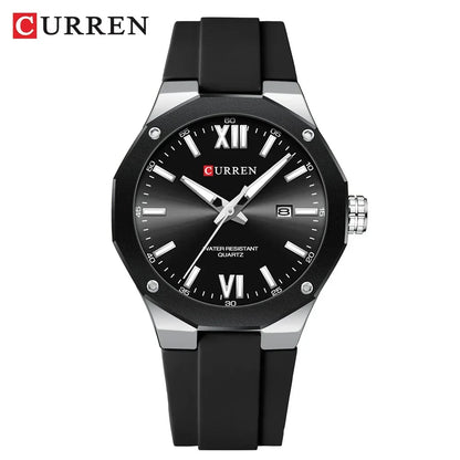 Men’s Sport Watch with Silicone Strap