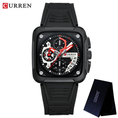 Chronograph Silicone Sport Watch