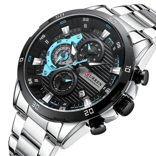Men’s Chronograph Stainless Steel Watch