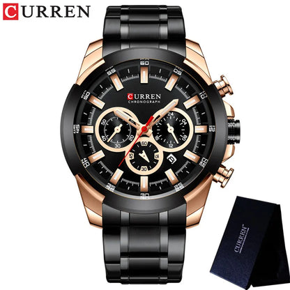 Chronograph Stainless Steel Sport Watch