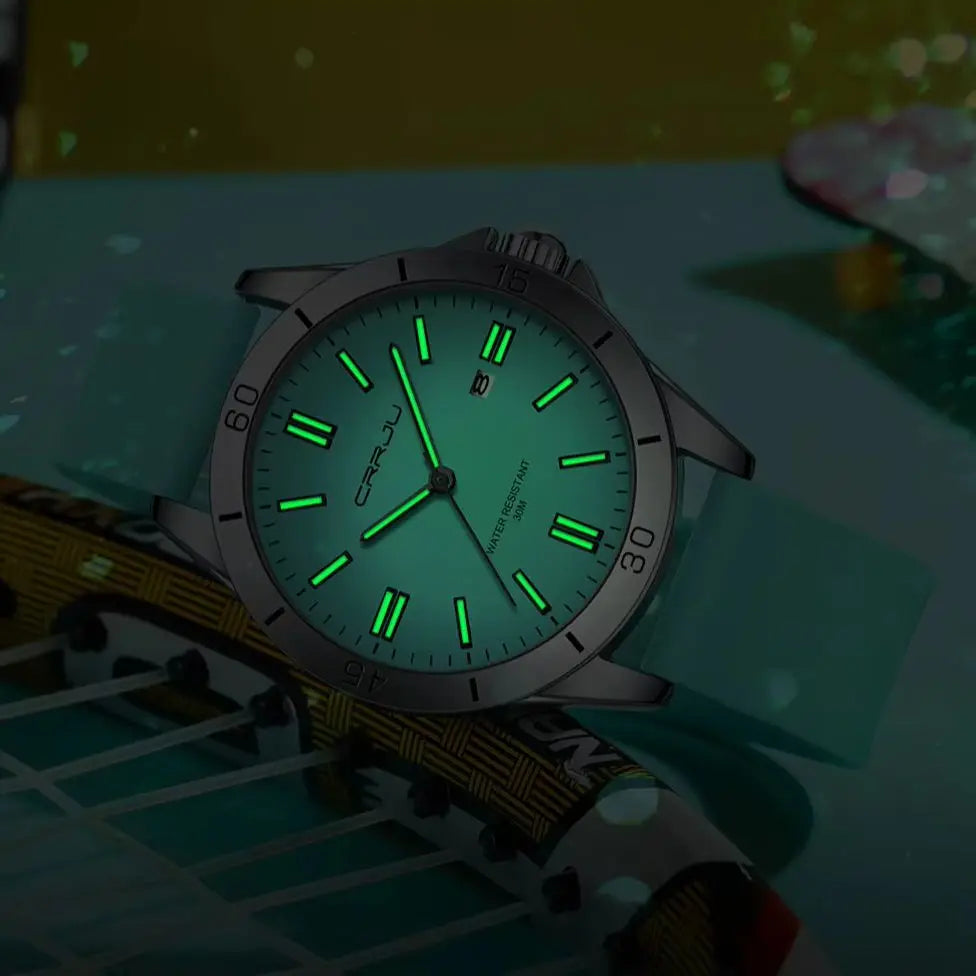 Sport Chronograph Rubber Strap Watch