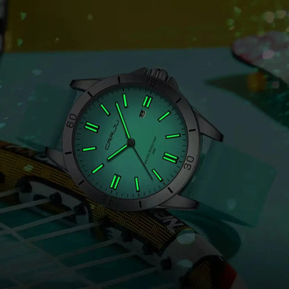 Sport Chronograph Rubber Strap Watch