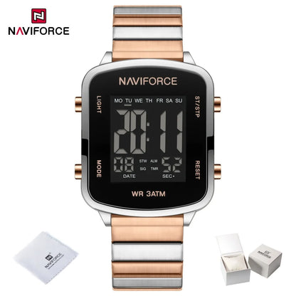 Modern Digital Steel Women’s Watch