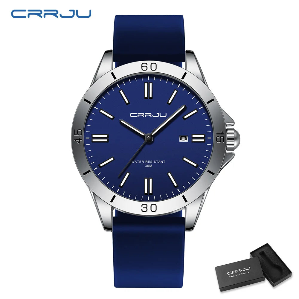 Sport Chronograph Rubber Strap Watch