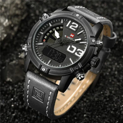 Dual Display Leather Casual