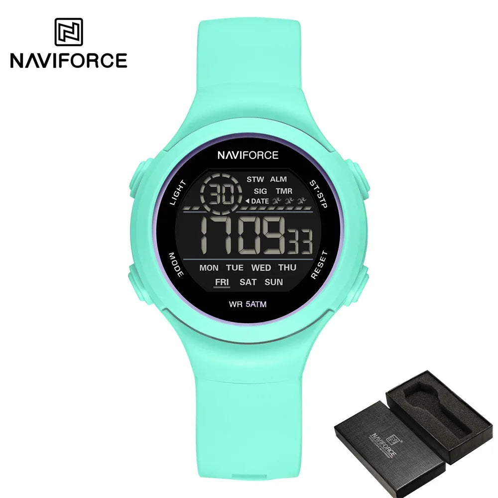 Digital Sport Watch with LED Display and Silicone Strap