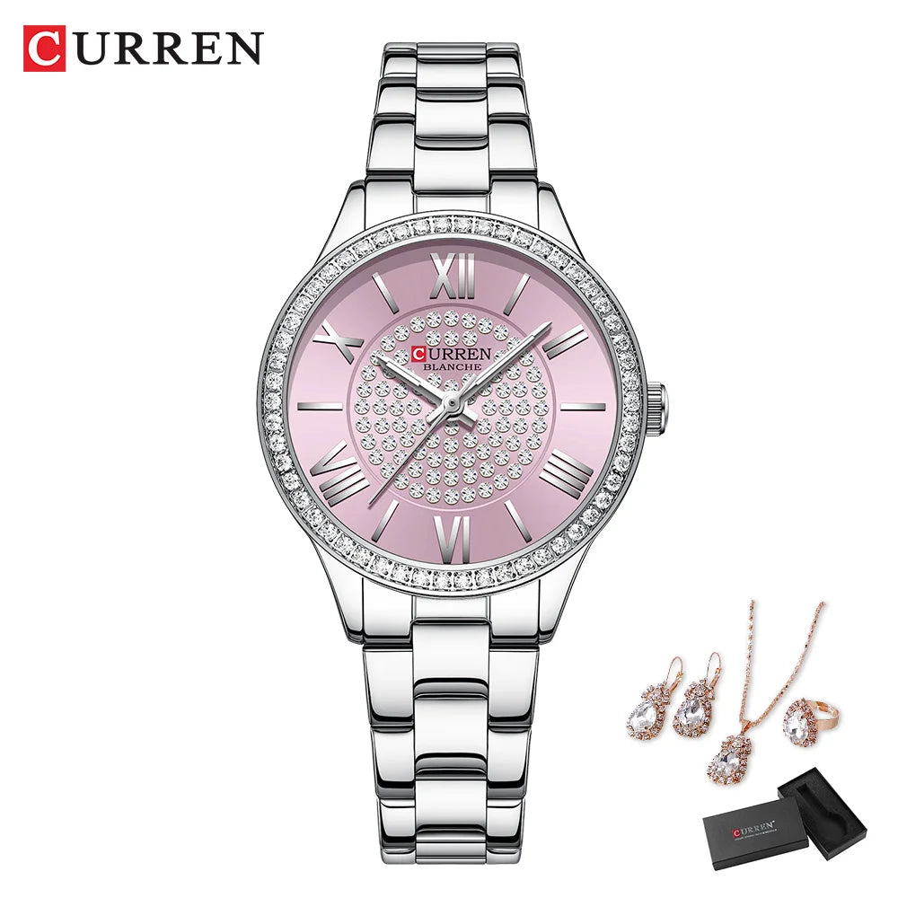Women’s Watch, Jewelry Gift Set – 5PCS