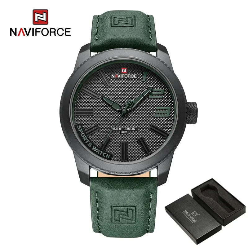 Leather Military Watch