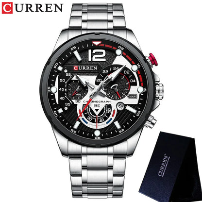 Men’s Chronograph Watch – Stainless Steel