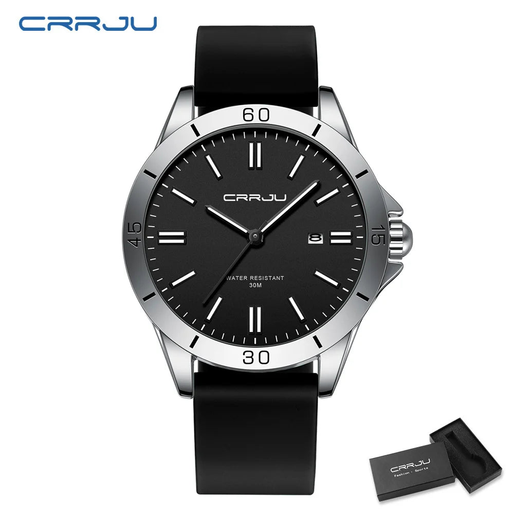 Sport Chronograph Rubber Strap Watch