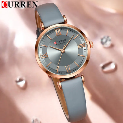 Classic Leather Quartz – Elegant Slim Design
