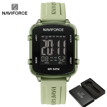 Women’s Digital Watch with Silicone Strap