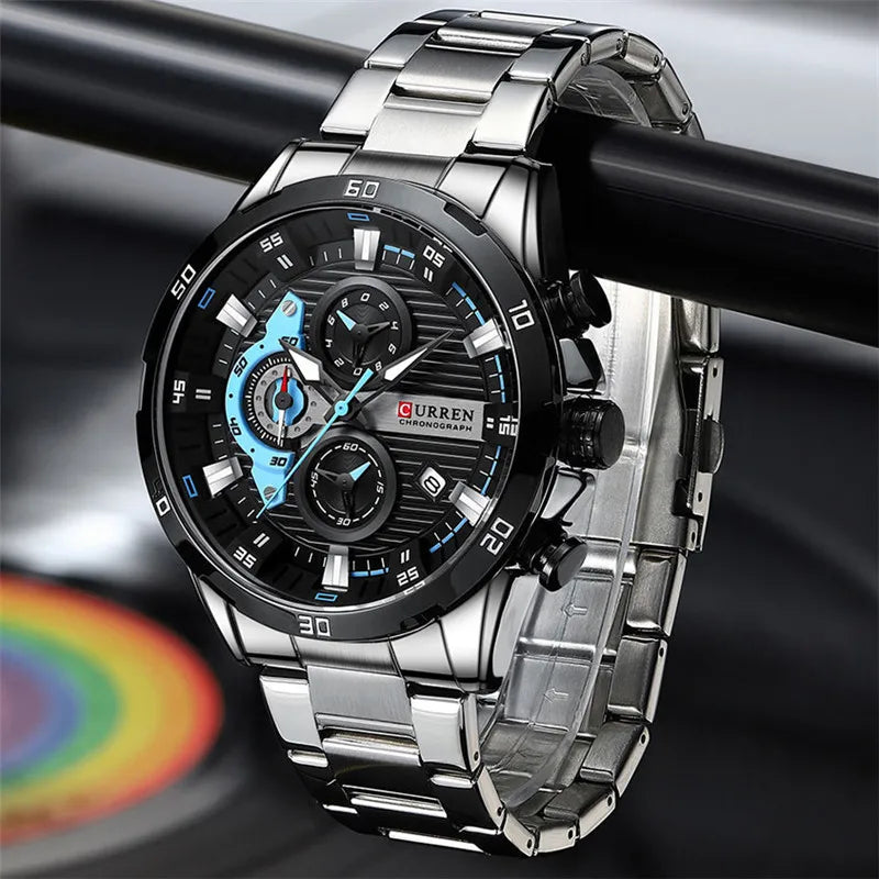 Men’s Chronograph Stainless Steel Watch