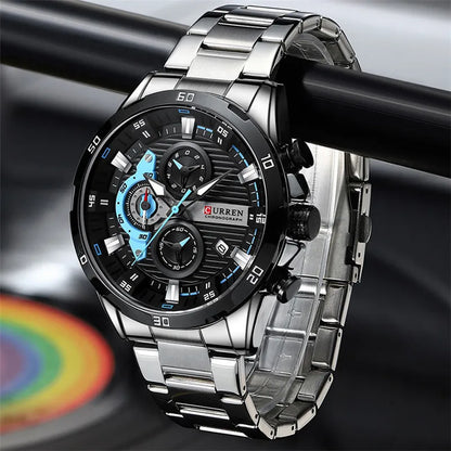 Men’s Chronograph Stainless Steel Watch