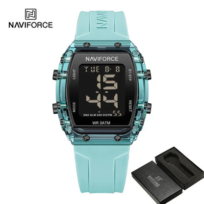 Digital Sport Watch – Rugged Black with Silicone Strap