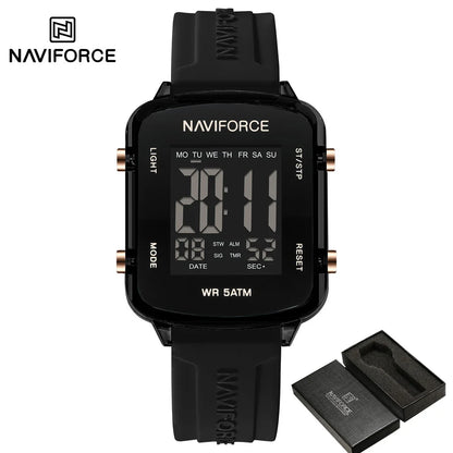 Women’s Digital Watch with Silicone Strap