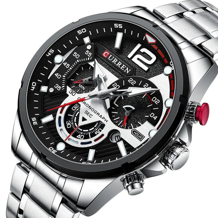 Men’s Chronograph Watch – Stainless Steel