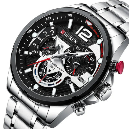 Men’s Chronograph Watch – Stainless Steel