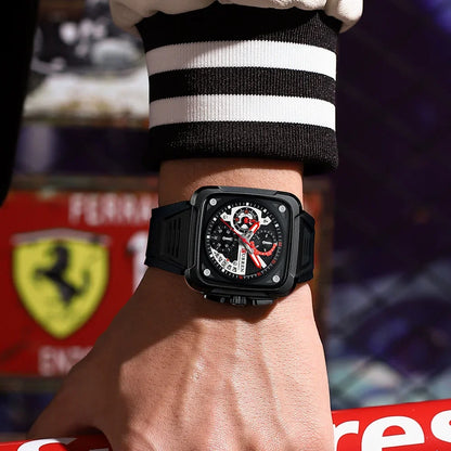 Chronograph Silicone Sport Watch