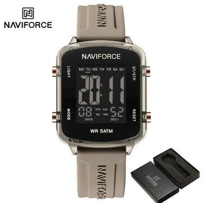 Women’s Digital Watch with Silicone Strap