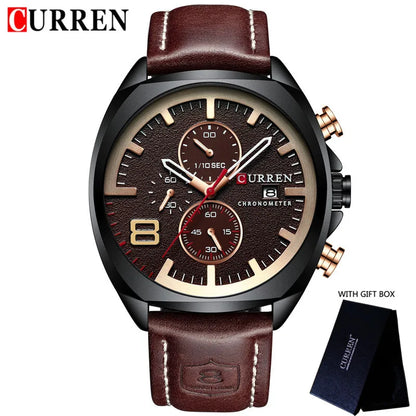 Chronograph Leather Casual