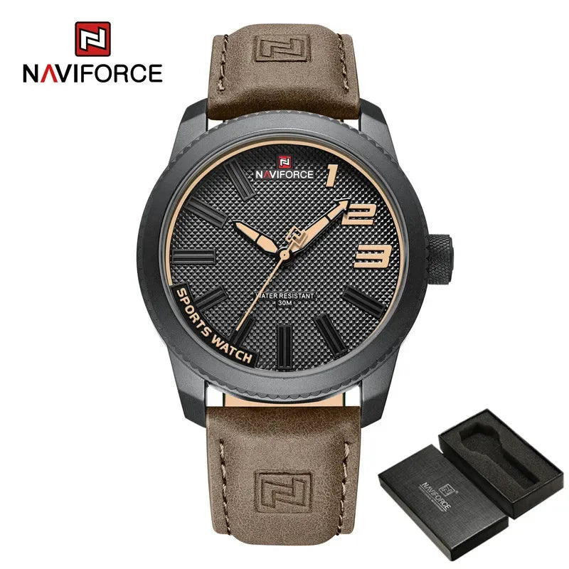 Leather Military Watch
