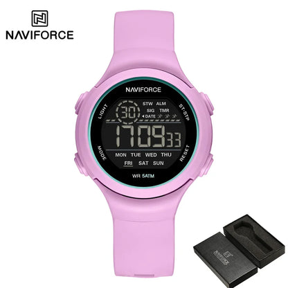 Digital Sport Watch with LED Display and Silicone Strap