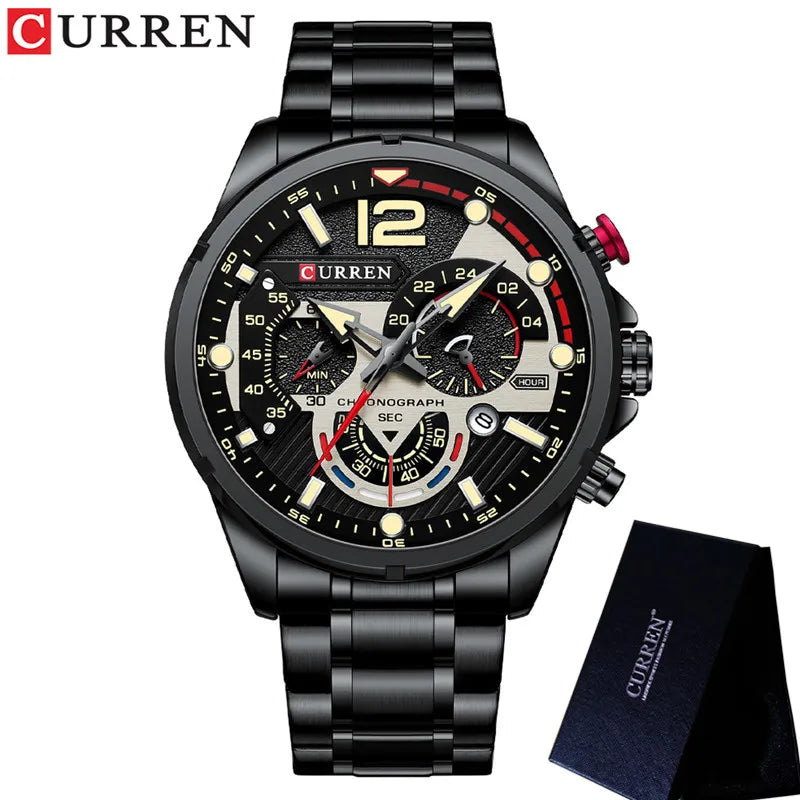 Men’s Chronograph Watch – Stainless Steel