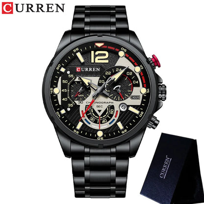 Men’s Chronograph Watch – Stainless Steel