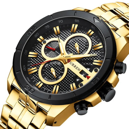 Stainless Steel Chronograph Watch